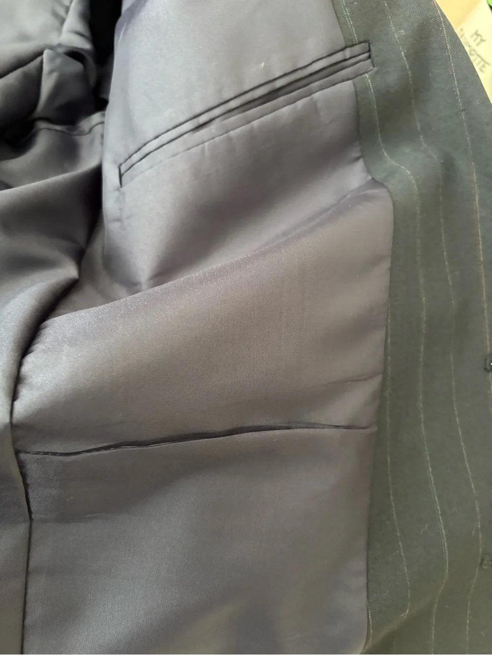 Haggar tailored navy